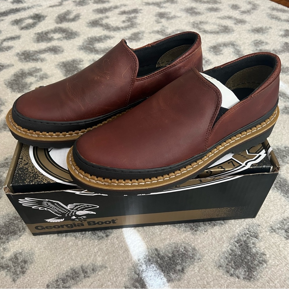Georgia Giant Twin Gore Work Shoe - Men’s 9 NWT
